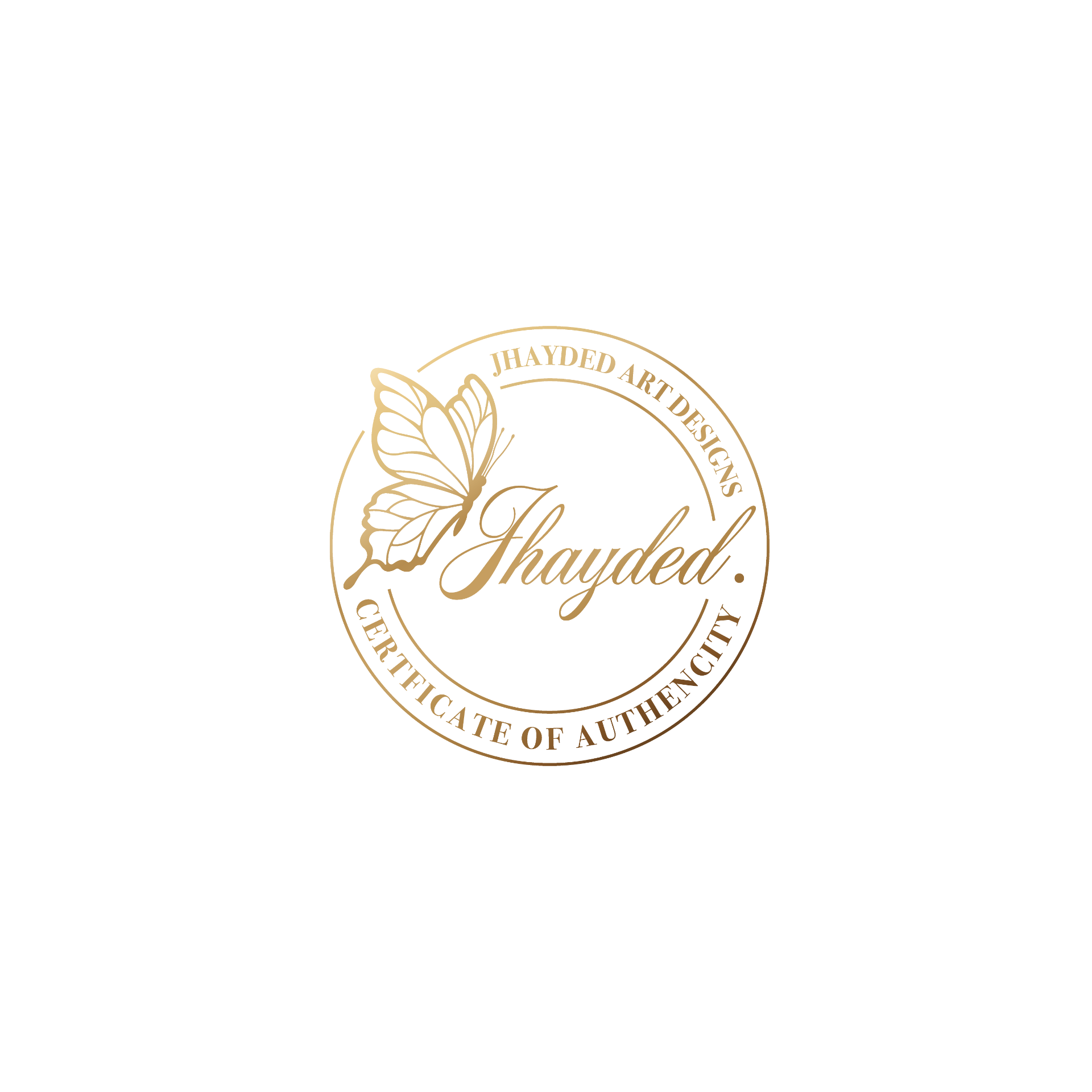 Jhayded Art Designs Certificate of Authenticity
